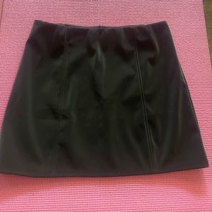 Faux Leather skirt medium